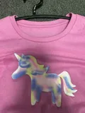 Girls' pink cotton blend long sleeve top in bulk wholesale overstock stock for kidswear resellers
