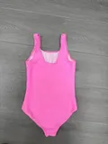 Girls hot pink one-piece swimsuit back view wholesale stocklot
