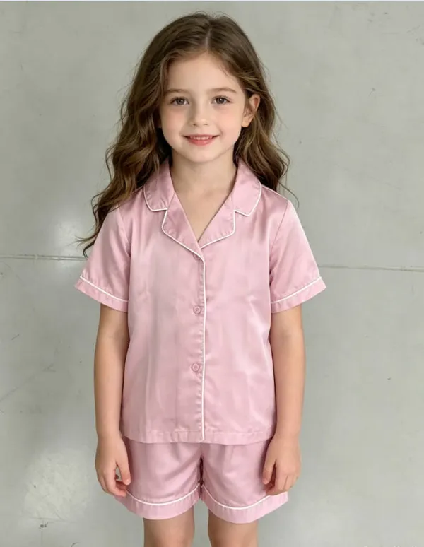 Front view of wholesale baby boy striped polo shirt and matching overalls shorts 2-piece set