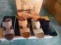 Men's black Arabic open-toe sandals with cushioned footbed for saudi arabia wholesale