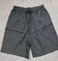 Men's black nylon quick-dry athletic shorts in bulk wholesale overstock stock for sportswear resellers
