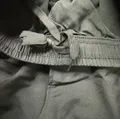 Close-up of elastic waistband on men's nylon quick-dry shorts