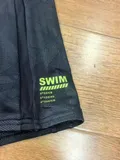 Factory clearance packaging and original labels attached to new men swim shorts