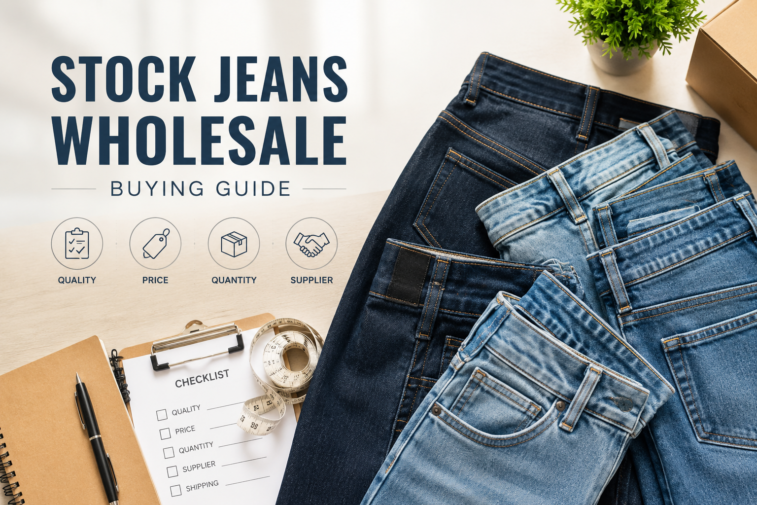 Stock Jeans: The Bulk Buyer's Guide to Sourcing Factory Overstock Denim