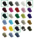 Bulk warehouse display presenting multiple commercial colorways including faded black, navy, olive green, and washed khaki