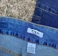 Care label and fabric composition tag, wholesale stocklot inspection photo