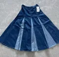 Women's Denim Flare Skirt Wholesale Clothing Lot – Front View