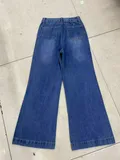 Women's Wide Leg Flare Jeans Wholesale Stocklot – Back View