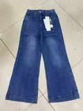 Women's Wide Leg Flare Jeans Wholesale Stocklot – Front View